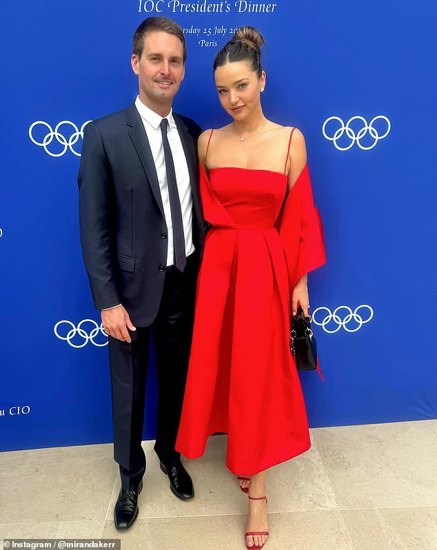 The 41-year-old Australian supermodel shared a gallery of steamy photos on Instagram that captured her flaunting her taste for luxury fashion while heading to an IOC event.