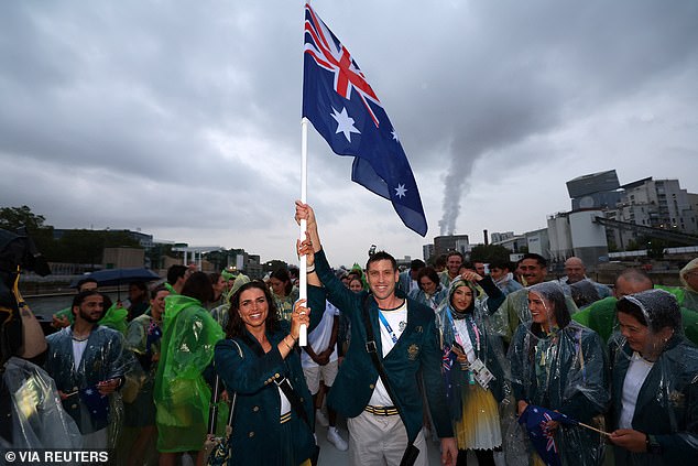 Australian swimmers were also forced to sit out the opening ceremony celebrations as they prepare for their events which begin tonight AEST.