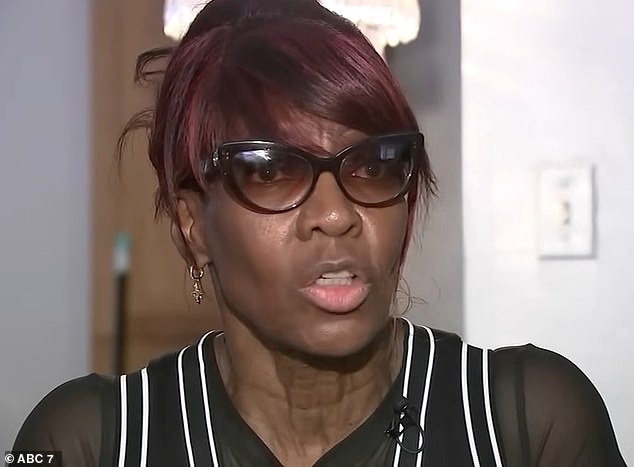 Dorothy's daughter, Ramona Mitchell, was outside the apartment and received a call from her daughter, who was watching the attack on her phone.