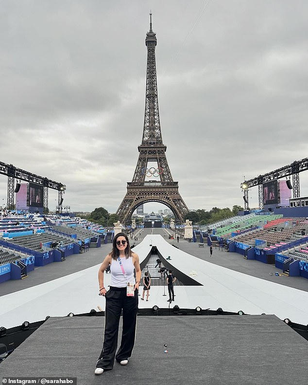 The Today show co-host, 38, who is currently in Paris to cover the Olympics for Channel Nine, was all smiles in the heartwarming picture.