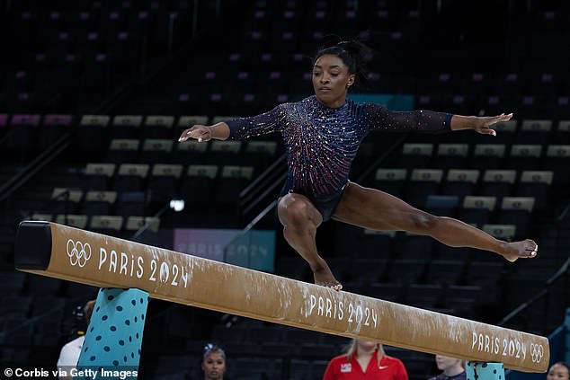 Simone Biles was a contender but skipped the ceremony to focus on her gymnastics.