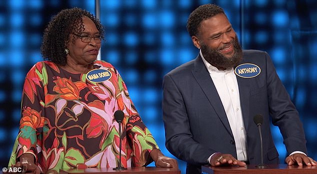 The scathing commentary on the deception came from none other than Black-ish star Anthony Anderson's (right) formidable mother, Doris Bowman, 71 (left).