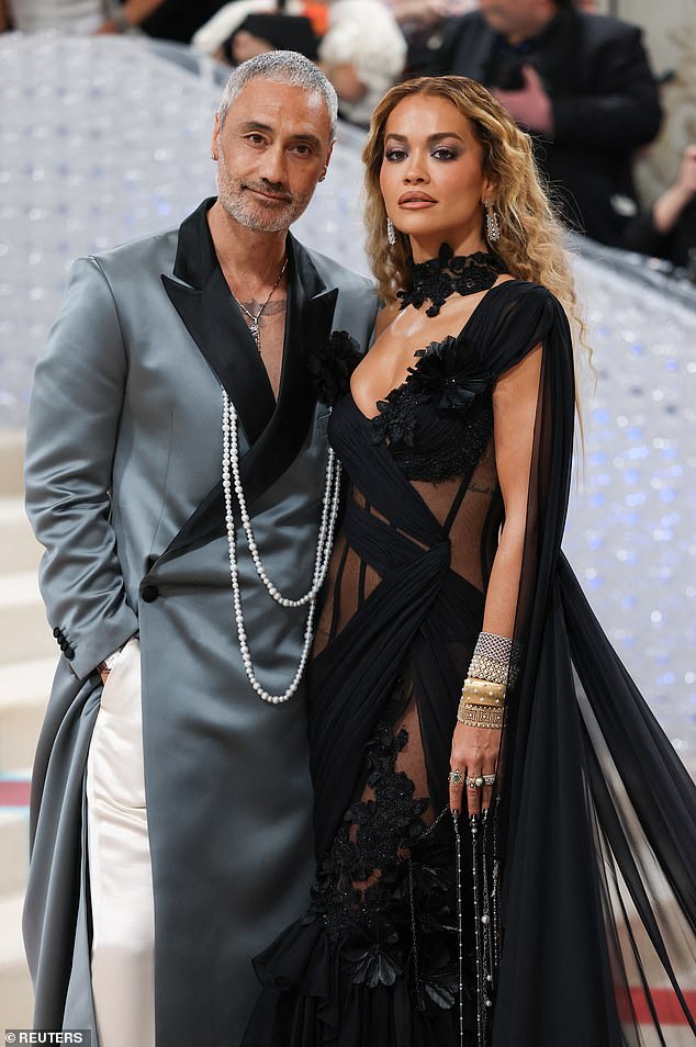 Rita has become a big fan of many Australian brands since frequently spending time in Australia with her New Zealand native husband Taika Waititi (both pictured at the Met Gala).