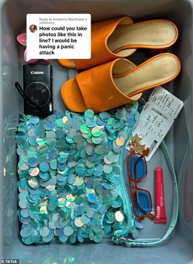 Piper Taich, another social media influencer, even shared a step-by-step tutorial for achieving the perfect TSA bin aesthetic.