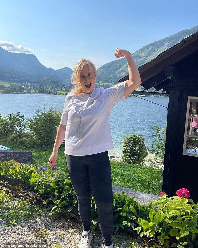 Rebel Wilson also left the Australian winter behind to enjoy the European sunshine as she enjoyed a relaxing break at the Mayrlife Altausse spa in Austria.