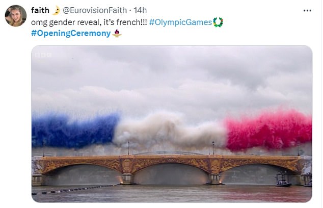 The opening ceremony in Paris was the subject of brutal comments on social media.