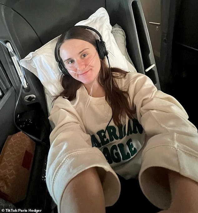 She had to get a business-class flight with a medical escort from the United States to Australia, which would have cost her $34,000 if she had not had travel insurance.