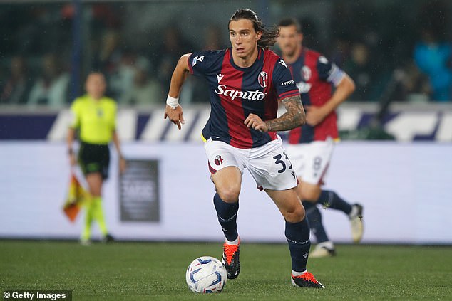 Calafiori was key in Bologna's efforts to secure the Champions League last season