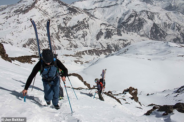 Untamed Borders organizes an annual ski trip to Kurdistan in northern Iraq (pictured above are members of a group)