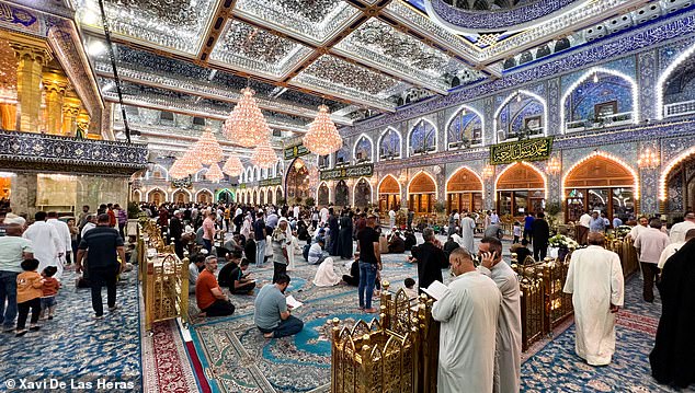 James says: 'Karbala (pictured above) is one of the holiest cities in the world for Shia Muslims and an incredible pilgrimage site to witness'