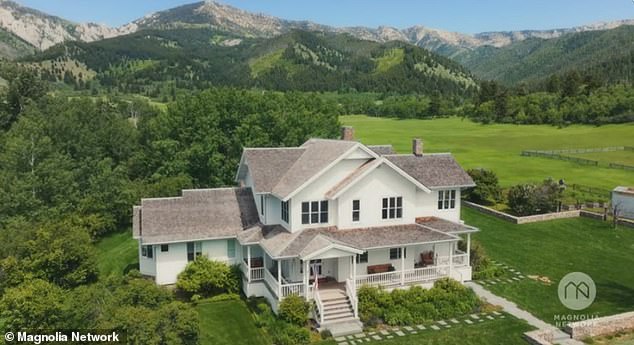 Glenn Close has lived in and out of Bozeman since the early 1980s, and currently lives there full-time in a ranch-style home (pictured) with her family.