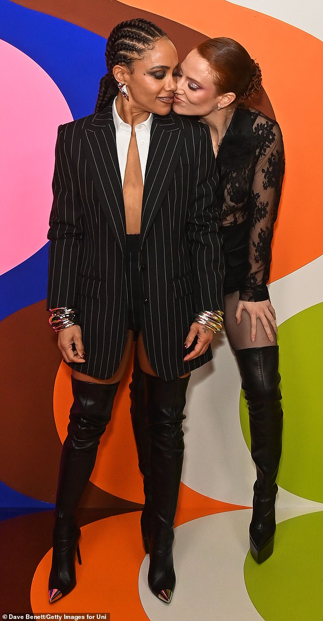 The former footballer and her singer girlfriend made their public debut as a couple in March at the BRIT Awards, posing together on the carpet.