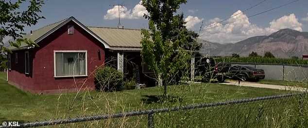 Screenshots of surveillance footage monitoring Gavin's room were also discovered on Nichole's phone showing the horrendous conditions the boy was living in at his father's home (pictured).