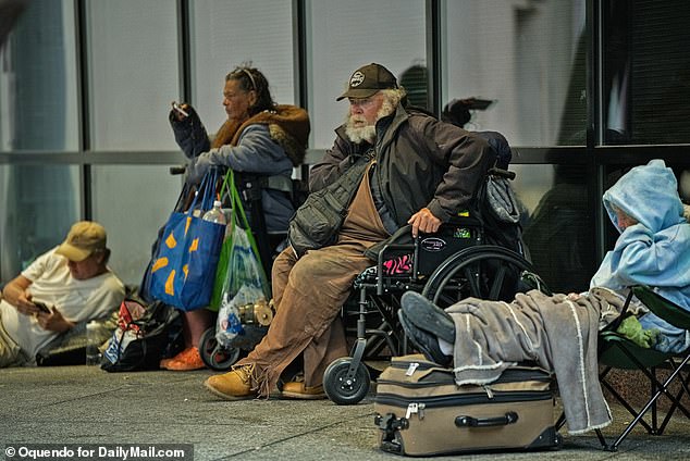 It's a common trend across the United States. Pictured: Nashville's housing boom is forcing residents to sleep on the streets while wealthy newcomers snap up luxury apartments.