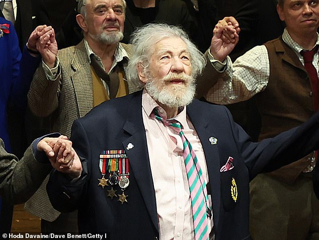 The 85-year-old actor was playing John Falstaff in a production of Player Kings at the Noel Coward Theatre in London's West End on June 17 when he lost his balance.