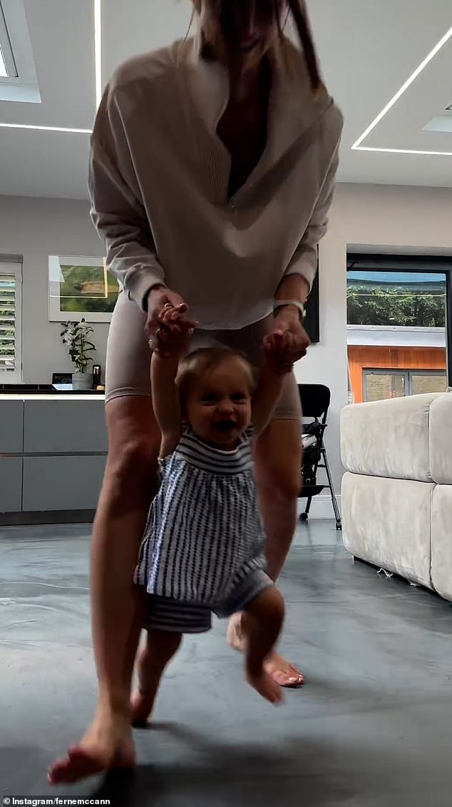 1722112965 825 Ferne McCann looks every bit the doting mom as she