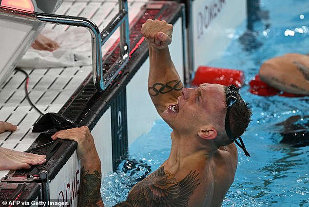 Dressel earned his eighth career Olympic gold medal while anchoring the team.