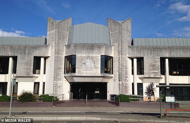 A judge at Swansea Crown Court (pictured) said Priday's recent breaches of the requirements imposed on him were 