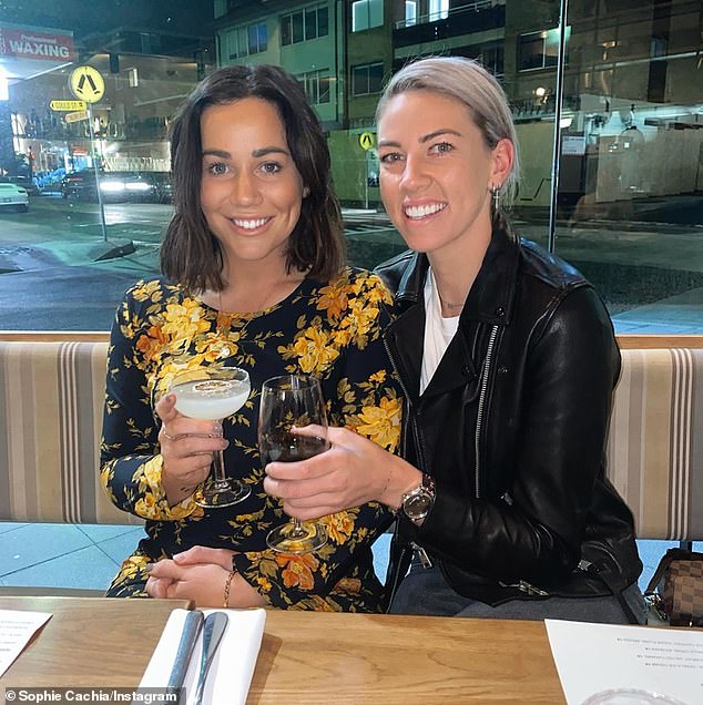 After splitting from Jaryd, Sophie began dating Matildas star Alanna Kennedy, 29 (right), but they split in early 2020.