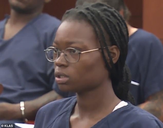 Shortly after, Diaja (pictured) and the boy's father, Jacoby Robinson Sr., 24, were arrested and indicted by a grand jury on charges of murder and child abuse.