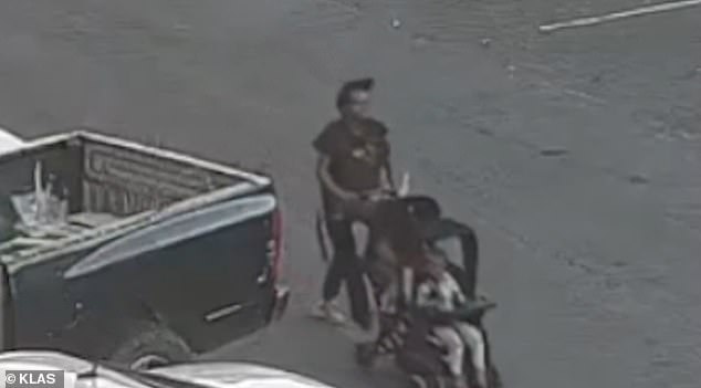 Diaja is seen pushing a stroller with three children just before reporting Jacoby Jr. missing. On her way back, only two children were with her.