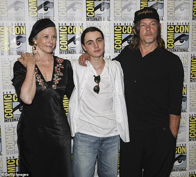 McBride and Reedus were joined by their season two co-star Louis Puech Scigliuzzi for some photos