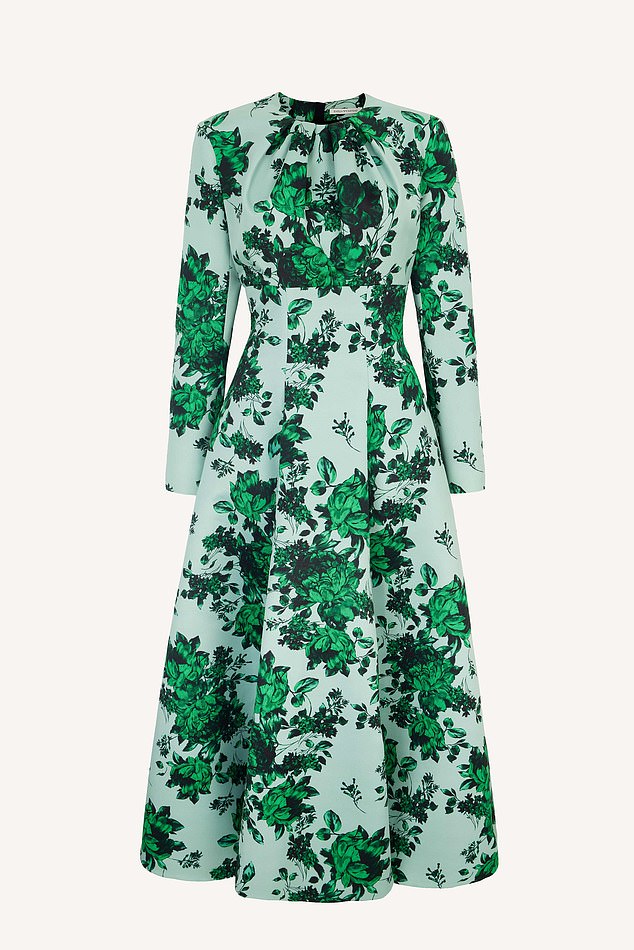 This Emilia Wickstead floral dress was £2,995 and is now £1,200, with a 60% discount