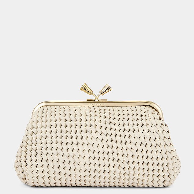 Anya Hindmarch's Maud braided tassel clutch was £750 and is now £350