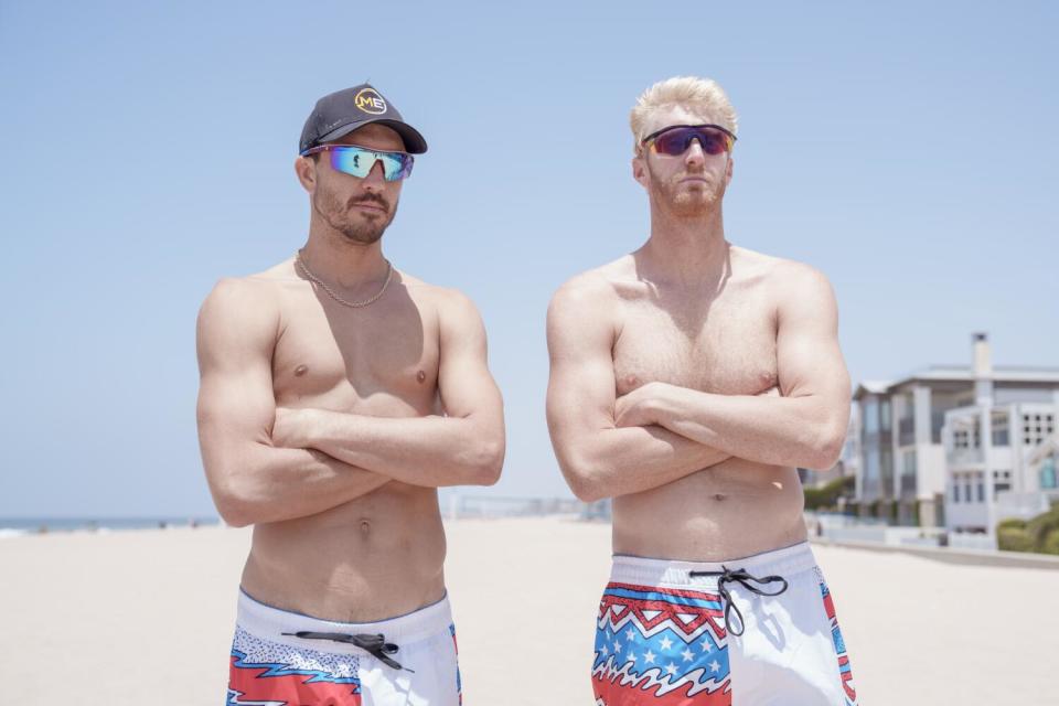 Miles Evans, left, and Chase Budinger