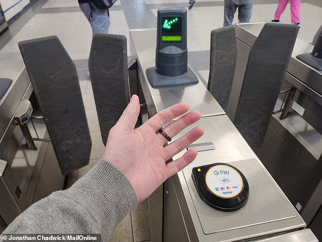 I try the ring on the London Underground, where security staff look at me very strangely, as if I'm trying to fool the barriers.