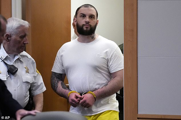 Her killer father, Adam Montgomery (pictured), 34, was sentenced to 45 years to life in prison for the 2019 murder.