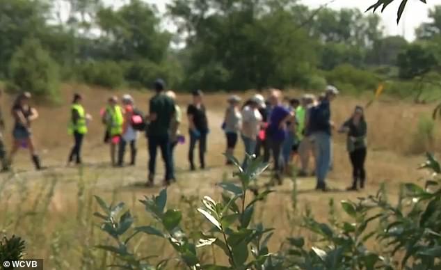 Crystal Sorey, Harmony's mother, organized Saturday's search at the Rumney Marsh Reservation, where investigators believe Montgomery traveled in March 2020.