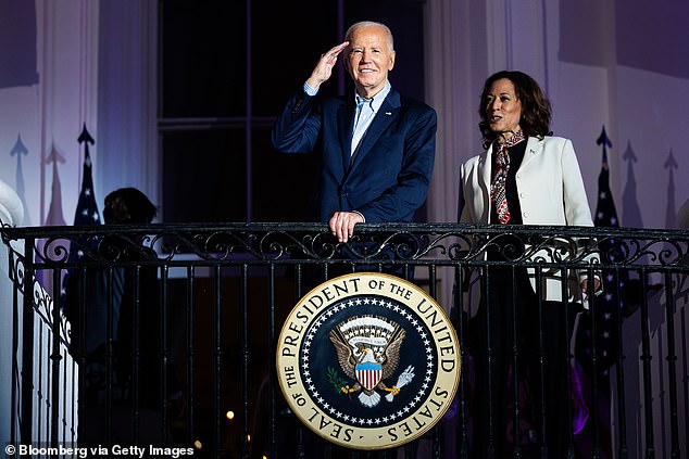 Harris became the presumptive Democratic presidential nominee for 2024 last week after taking over Biden's campaign.