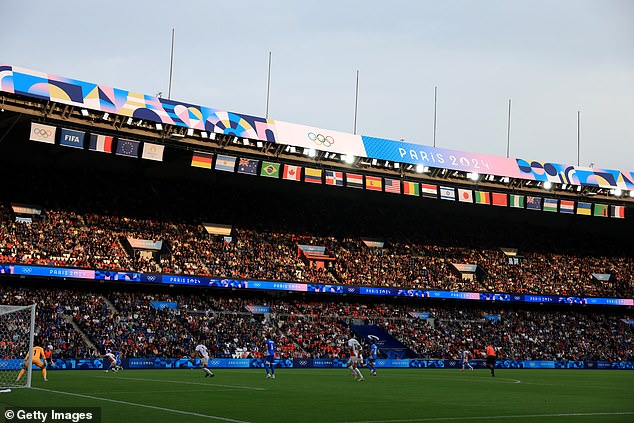 Paraguay beat Israel 4-2 in the men's soccer tournament last night in Paris