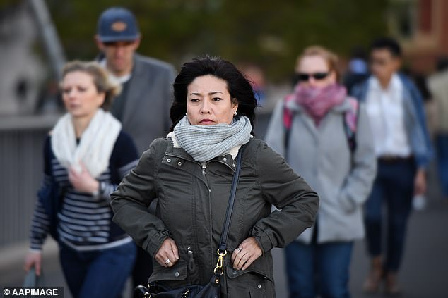 The cold front over the East is expected to continue bringing cold temperatures before a secondary front moves in from the west beginning Friday.