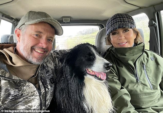 King Frederick and Queen Mary even let a wet dog accompany them in the back seat during their visit to Greenland.