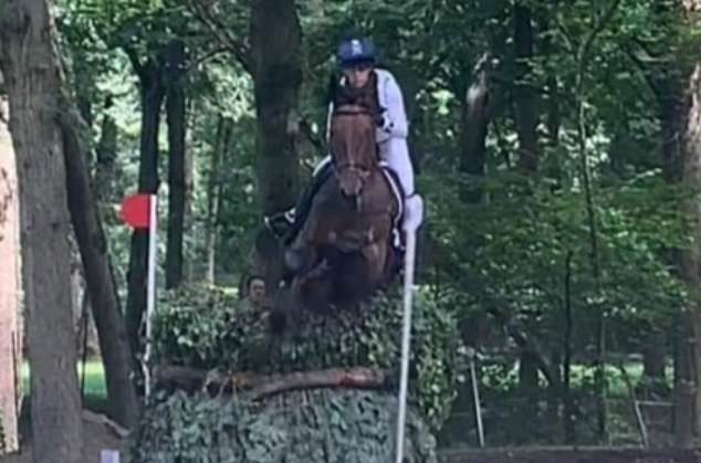 Ros Canter was given a penalty after jumping a gate in the cross country event, but the British team appealed to claim the jump was legal because she, not Lordships Graffalo, knocked down the flag.