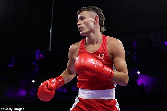 The Australian was eliminated from the men's boxing in the round of 16.