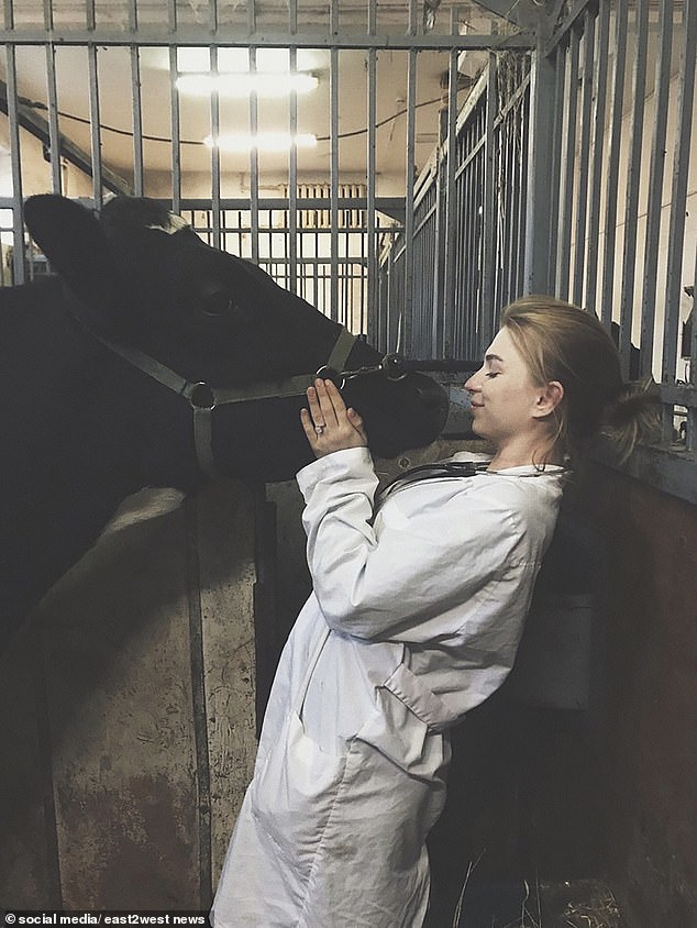 Ksenia had recently graduated from St. Petersburg State University of Veterinary Medicine.