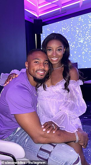 Simone Biles and Jonathan Owens