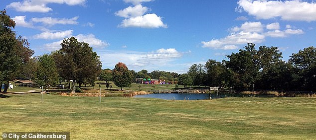 Montgomery police announced at a news conference Sunday night that the body was discovered in the pond around 5:30 p.m. by a group of volunteers.