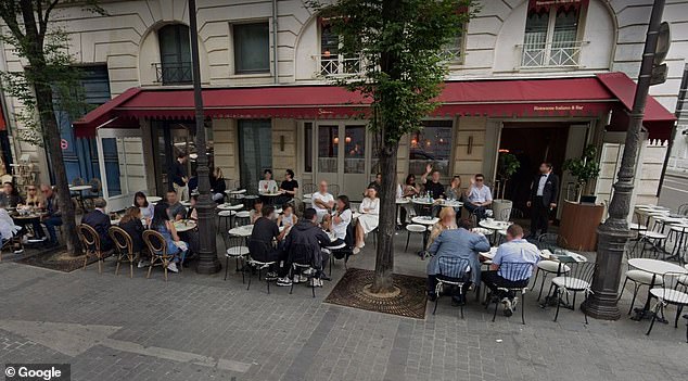 Siena is an Italian restaurant near the Tuileries Garden, along the north bank of the Seine.