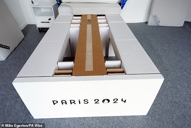 The Olympic Village's 'anti-sex' beds have been the focus of controversy due to their lack of comfort and 'conscience'