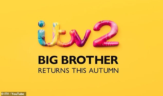 The advert ended with the show's narrator Marcus Bentley declaring over the theme tune: 'Big Brother returns this autumn on ITV2 and ITVX'.