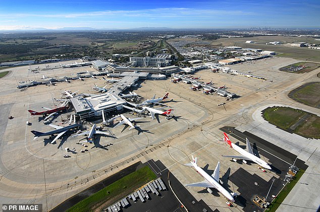 Since the Covid-19 pandemic, Rex has struggled with its profitability as the wider sector struggled in difficult conditions (pictured, Melbourne Airport)