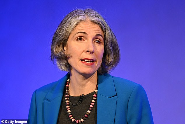 Rain Newton-Smith (pictured), head of the CBI, warned that the Labour Party must avoid 