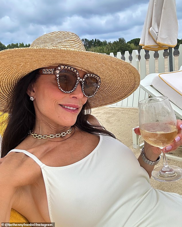 The 53-year-old former Real Housewives of New York star took to Instagram to post the photos, including a steamy swimsuit snap.