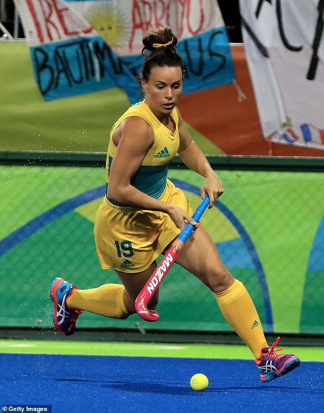 Former Hockeyroos star and Olympian Georgie Parker defended Taylor on social media