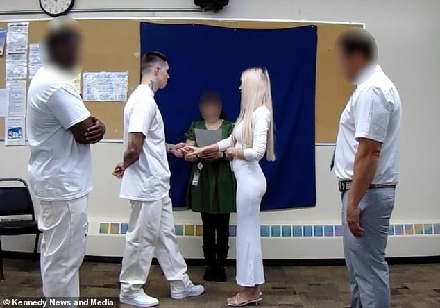 Estate agent married stranger in prison after popping the question in just six weeks