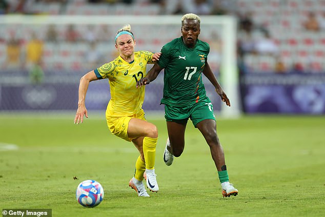 Zambia's Racheal Kundananji (pictured) scored twice against Australia. She was reported to be in the same position as Banda when it came time for the Test.